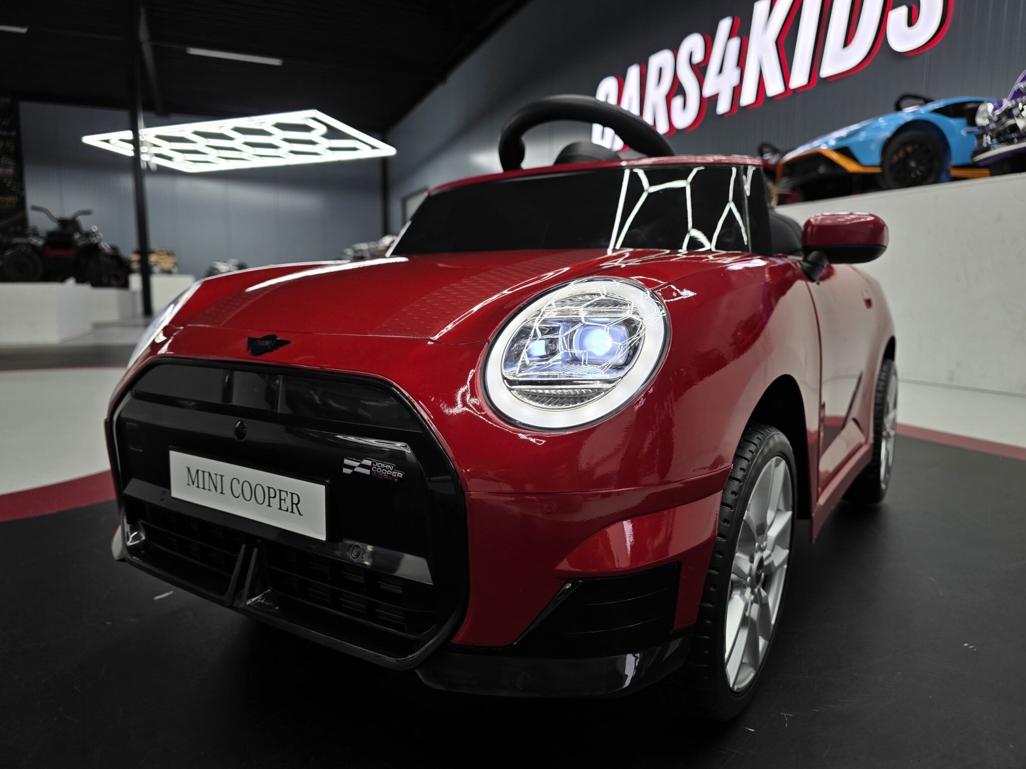 Voiture électrique enfant Mini Cooper S 12 V rouge métallisé – Urban Rider – vue 6