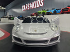 Voiture électrique enfant Porsche RUF 24 V argent métallisé – Urban Rider Pro – vue 2