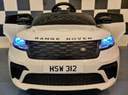 Voiture électrique enfant Range Rover Velar 12 V avec télécommande blanc – Adventure Rider – vue 2