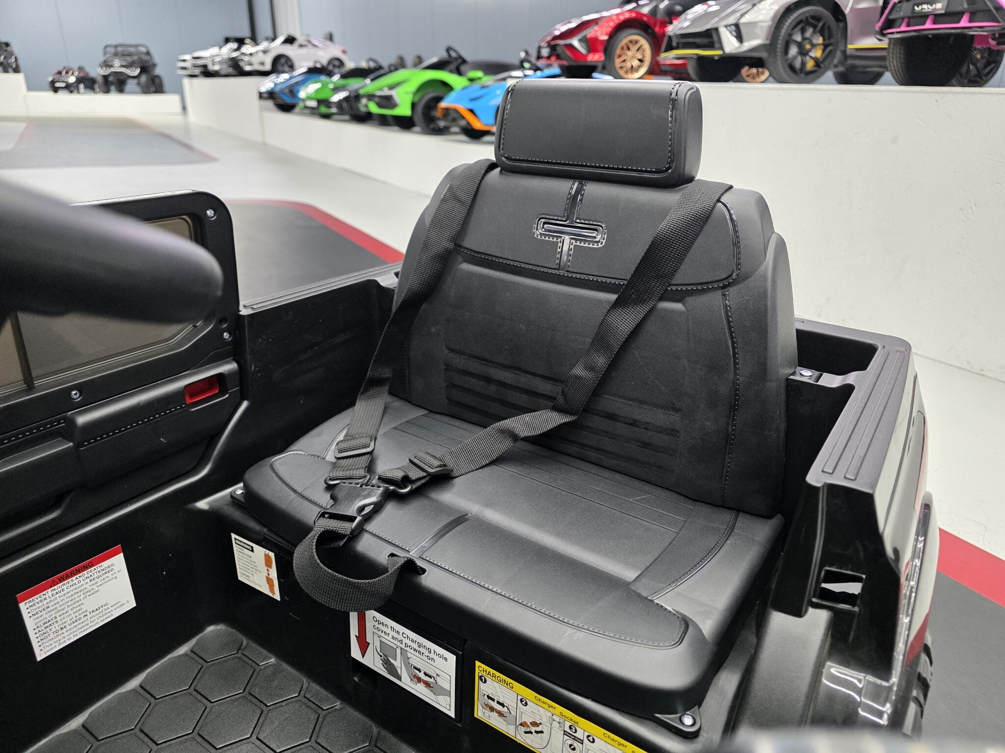 Voiture électrique enfant Ford Raptor 1 place 12 V noir – Adventure Rider – vue 7