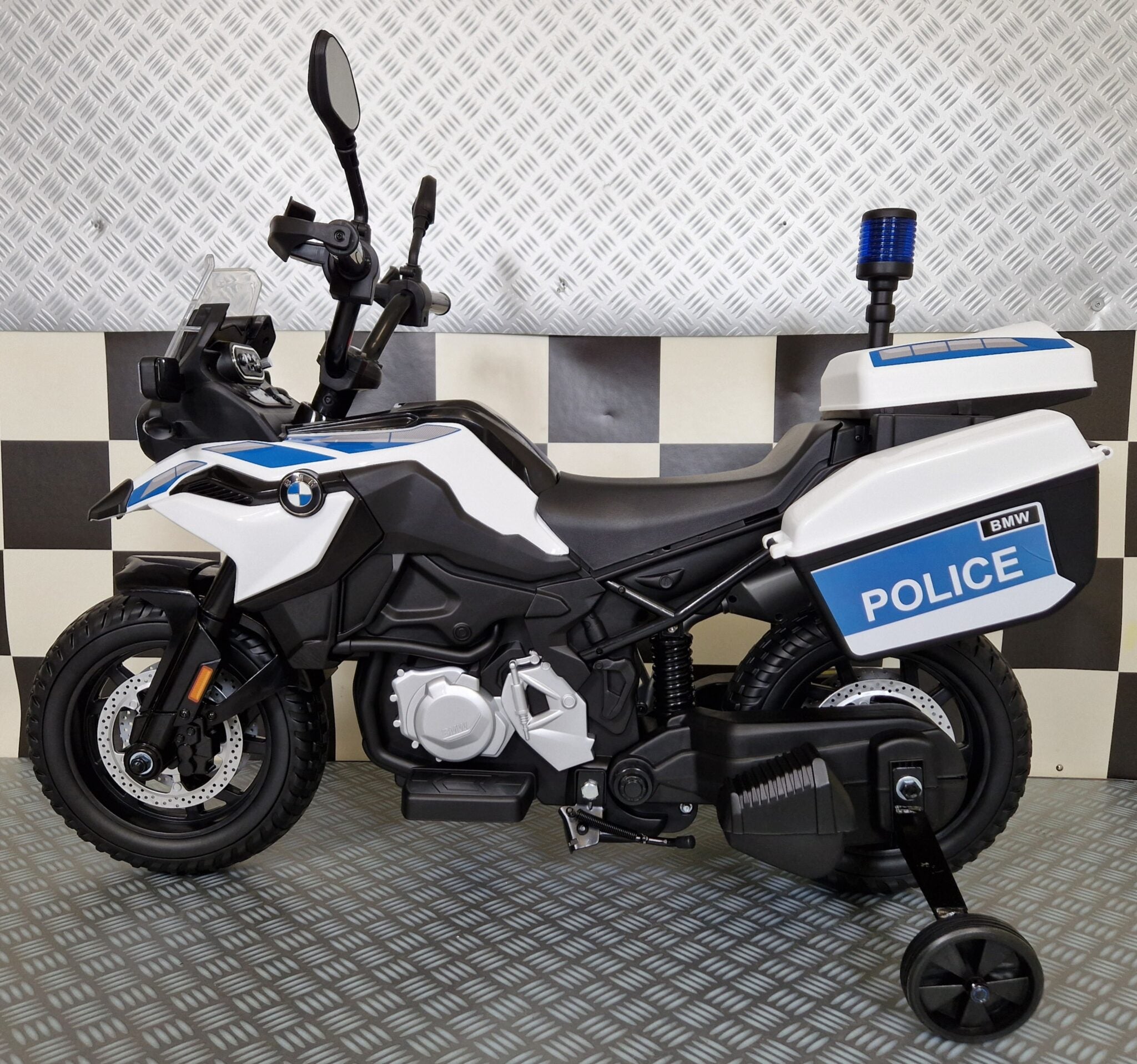 Moto électrique enfant police BMW F850 12 V – Street Rider – vue 4