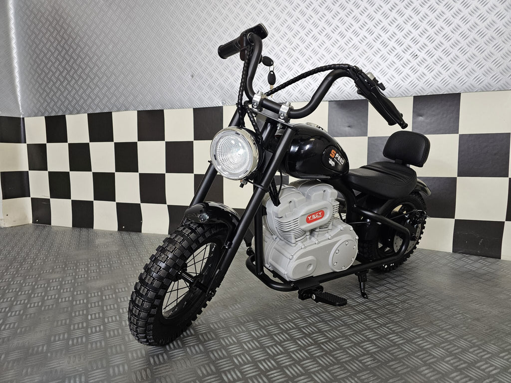 Véhicule électrique enfant Chopper 24 V noir – Street Rider Pro – vue 3