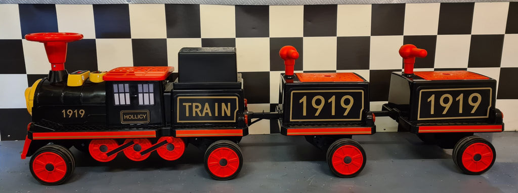 Véhicule électrique enfant train 12 V avec 2 wagons – Urban Rider Pro – vue 3