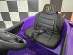Voiture électrique enfant Lamborghini Auténtica purple 12 V – Racing Star – vue 10