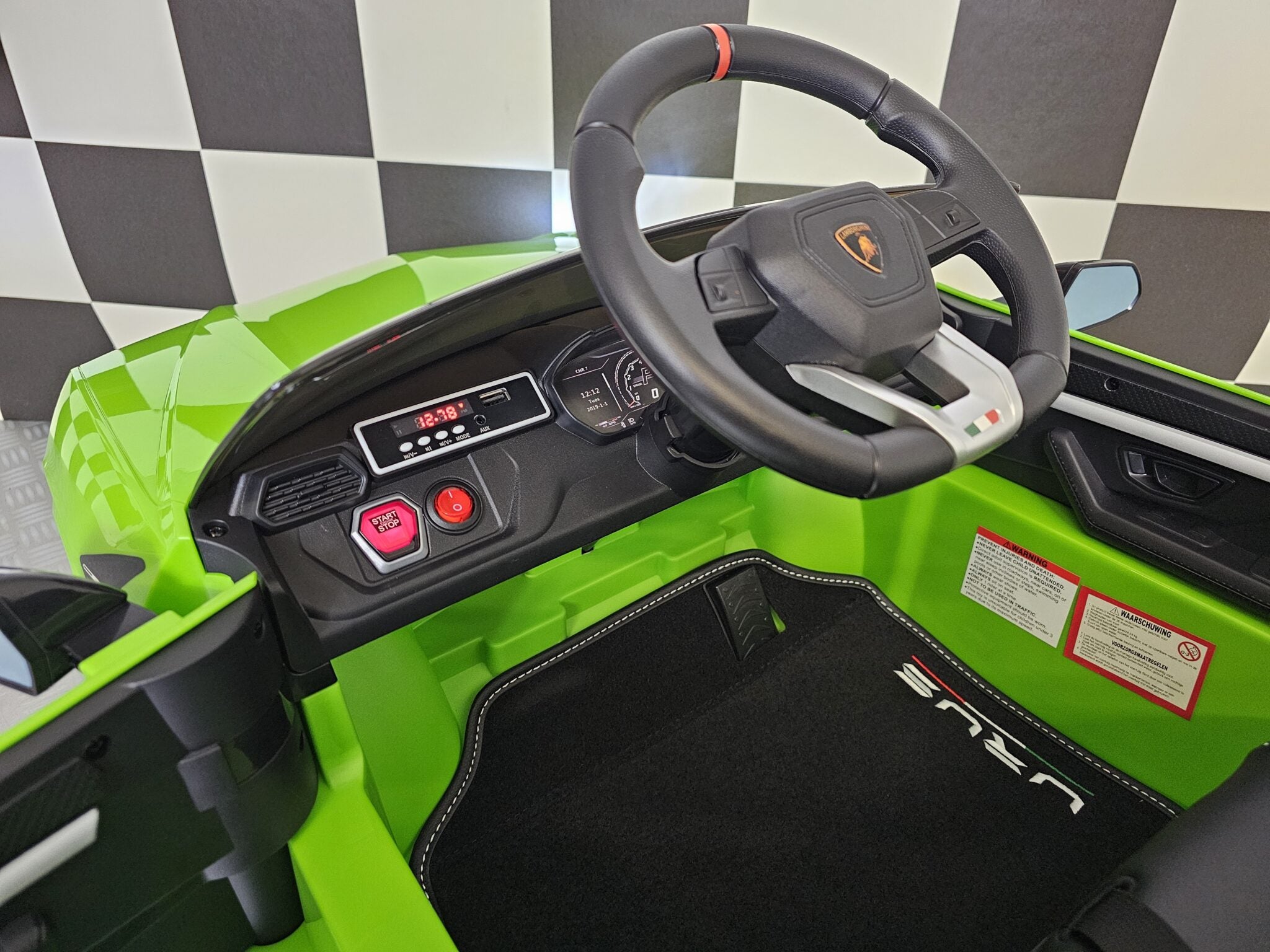 Voiture électrique enfant Lamborghini Urus 12 V vert – Racing Star – vue 8