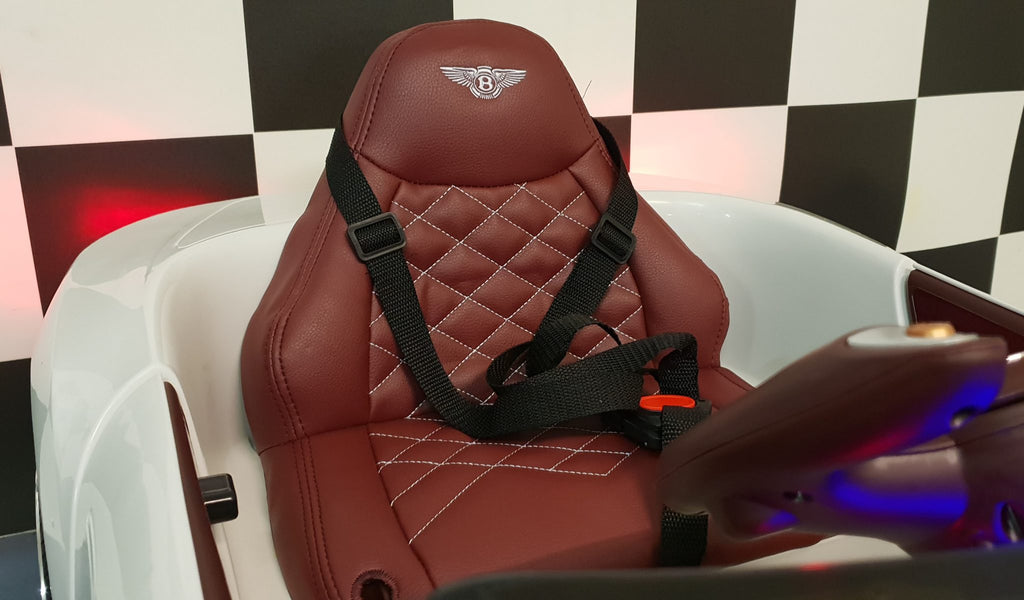 Voiture électrique enfant Bentley EXP 12 V avec télécommande blanc – Royal Drive – vue 5