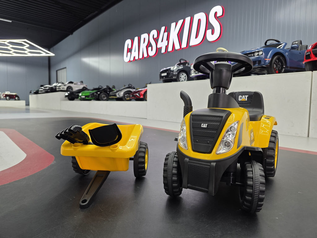 Véhicule électrique enfant Caterpillar walker avec remorque – Urban Rider – vue 6