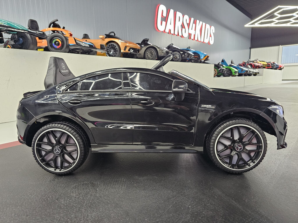 Voiture électrique enfant Mercedes CLA 45 noir métallisé – Urban Rider – vue 3
