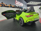 Voiture électrique enfant Mercedes CLA 45 vert – Urban Rider – vue 4