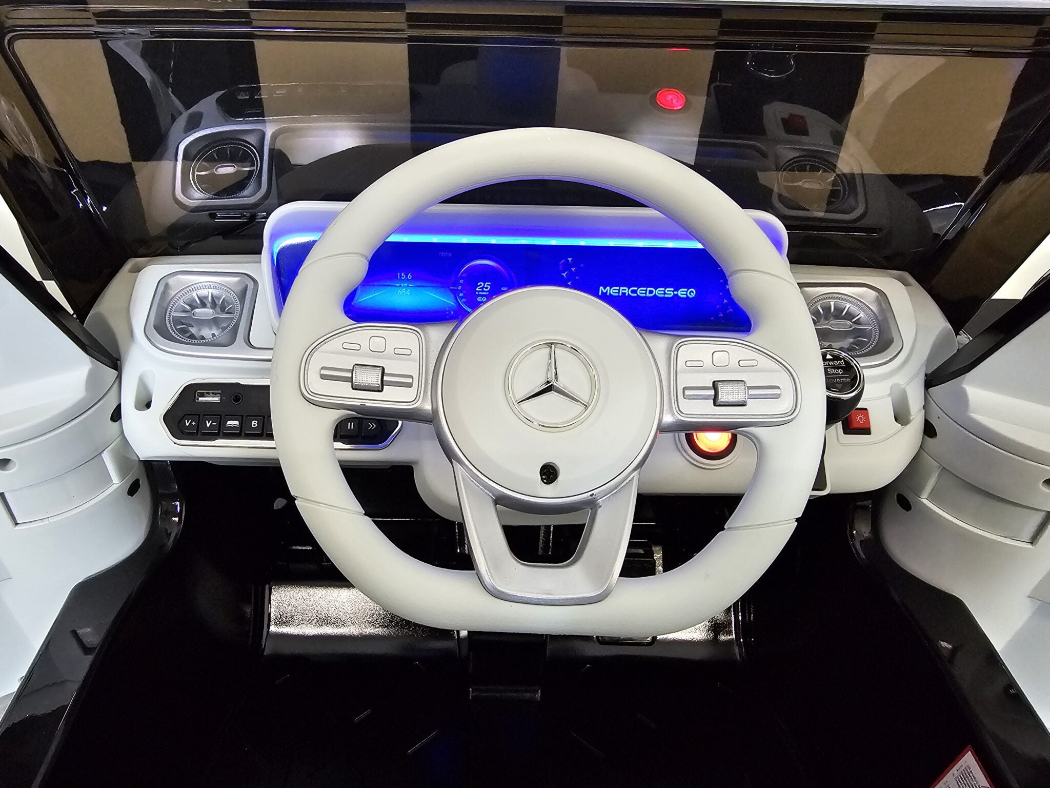 Voiture électrique enfant Mercedes EQG noir 12 V – Urban Rider – vue 10