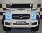 Voiture électrique enfant Mercedes G63 6x6 AMG 1 place blanc – Adventure Rider – vue 2