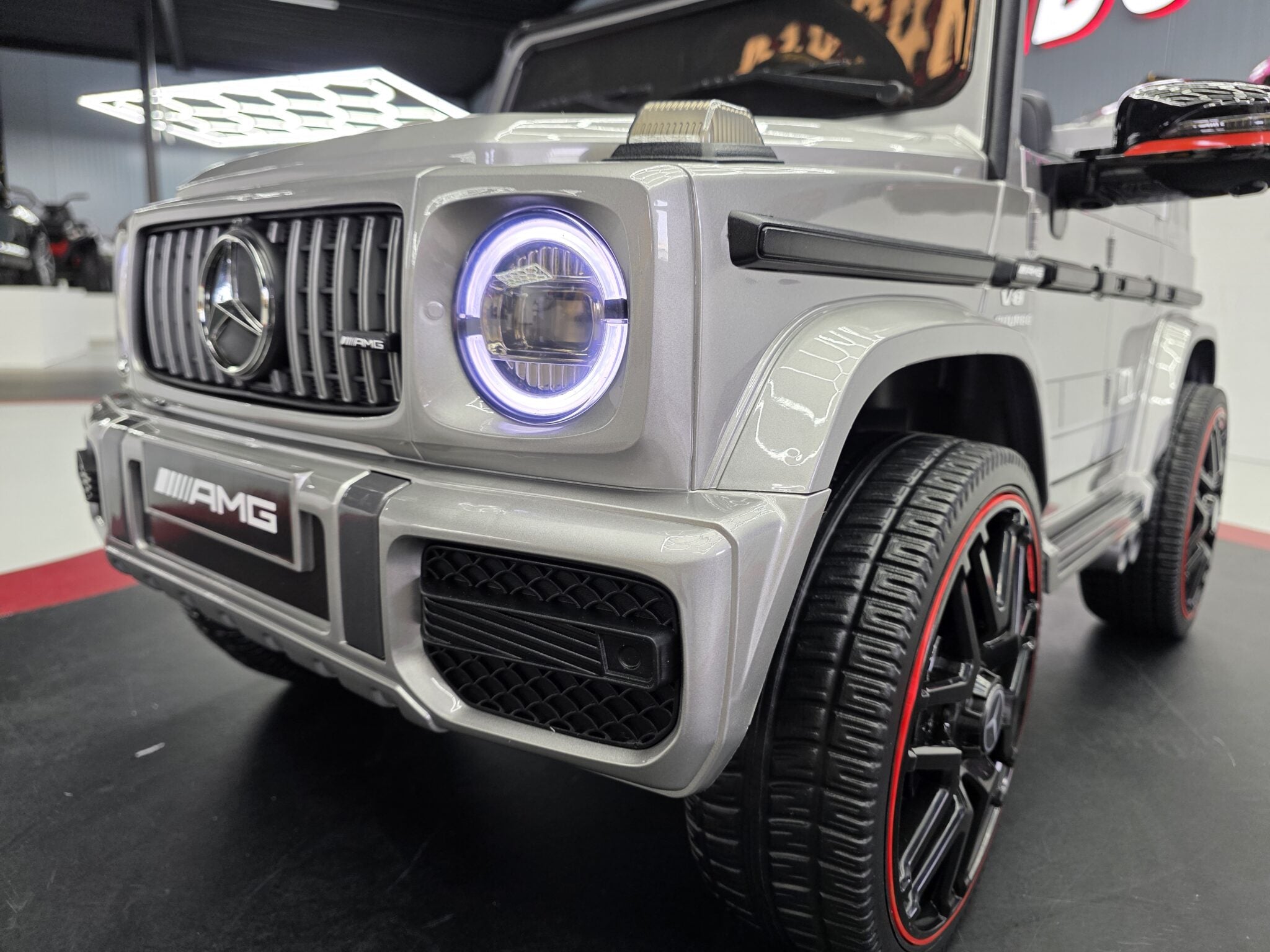 Voiture électrique enfant Mercedes G63 12 V gris métallisé 1 place – Adventure Rider – vue 6