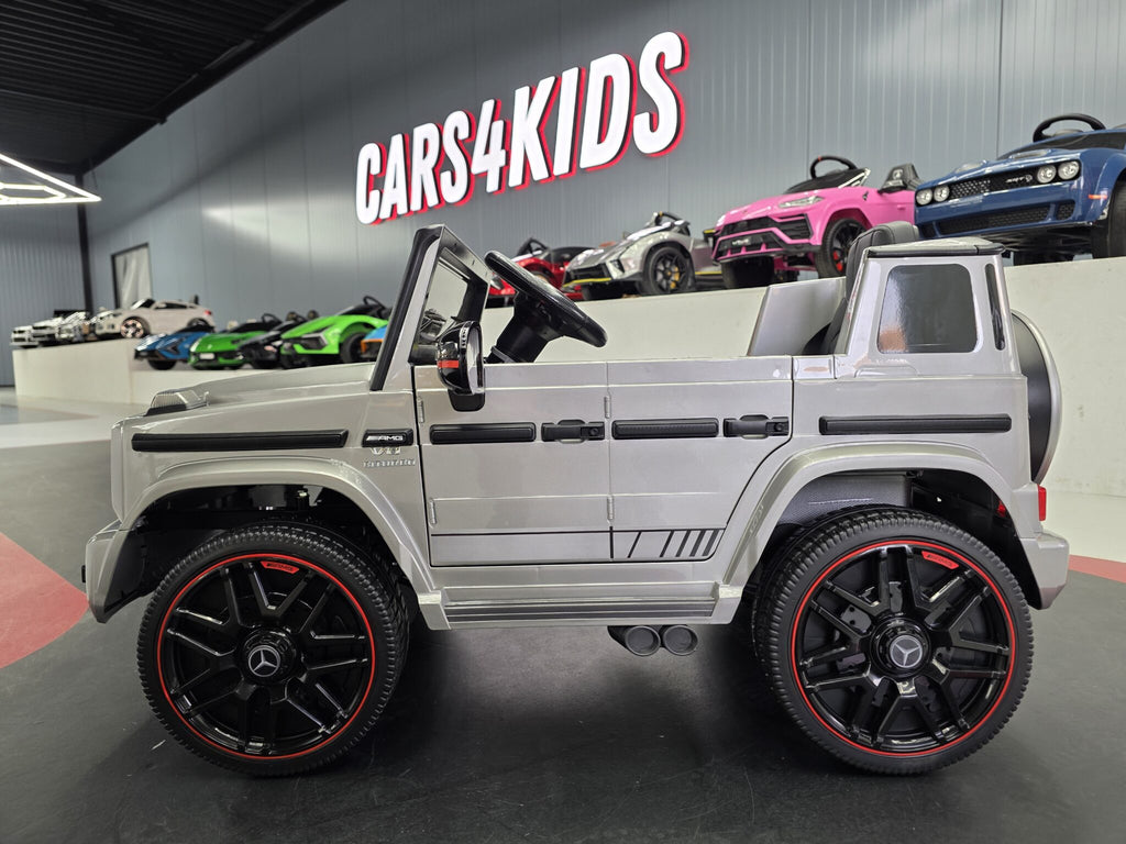 Voiture électrique enfant Mercedes G63 12 V gris métallisé 1 place – Adventure Rider – vue 3