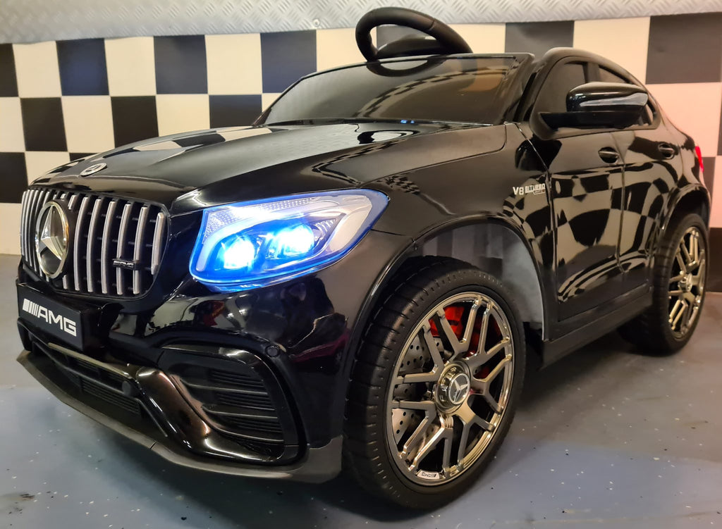 Voiture électrique enfant Mercedes GLC 63 AMG 1 place noir métallisé – Adventure Rider – vue 2