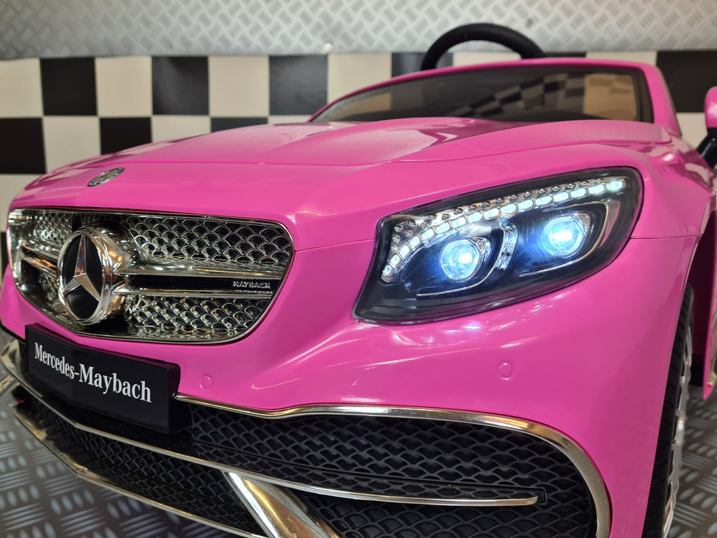 Voiture électrique enfant Mercedes Maybach S650 rose 12 V – Royal Drive – vue 7