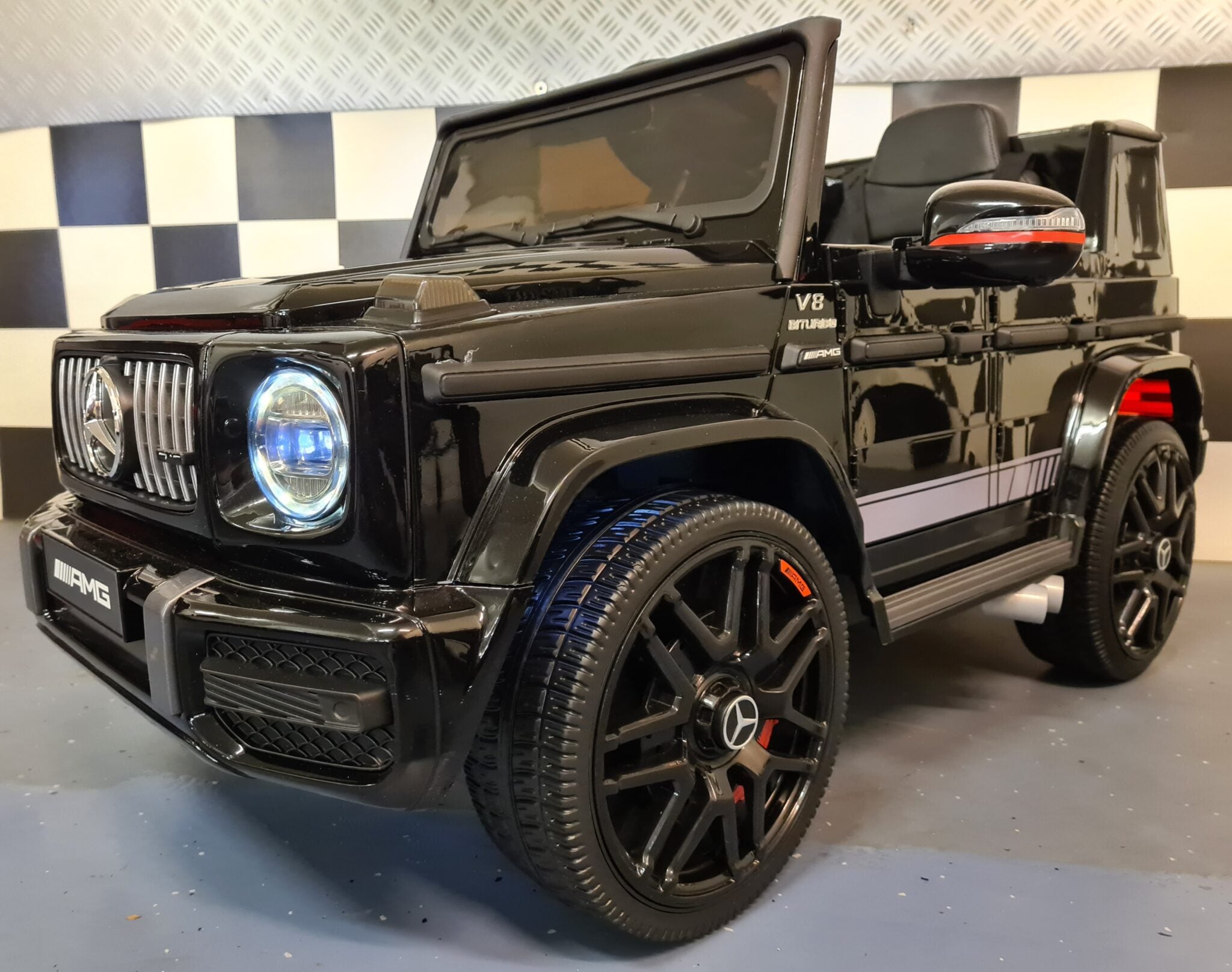 Voiture électrique enfant Mercedes G63 12V noir 1 place – Adventure Rider – vue 2