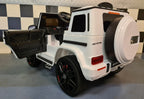 Voiture électrique enfant Mercedes G63 12V blanc avec démarrage progressif 1 place – Adventure Rider – vue 5