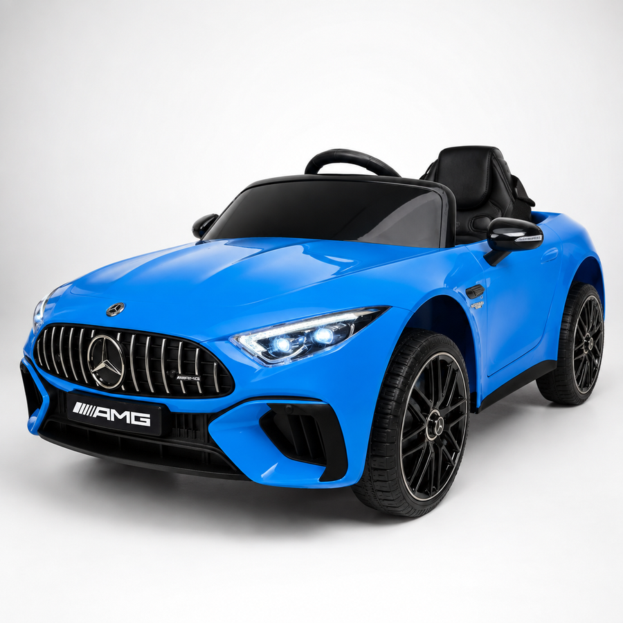 Voiture électrique enfant Mercedes SL63 12 V bleu métallisé – Urban Rider