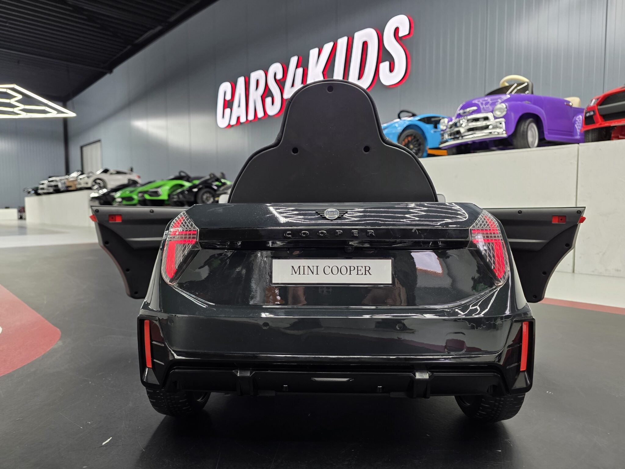 Voiture électrique enfant Mini Cooper S 12 V noir métallisé – Urban Rider – vue 5
