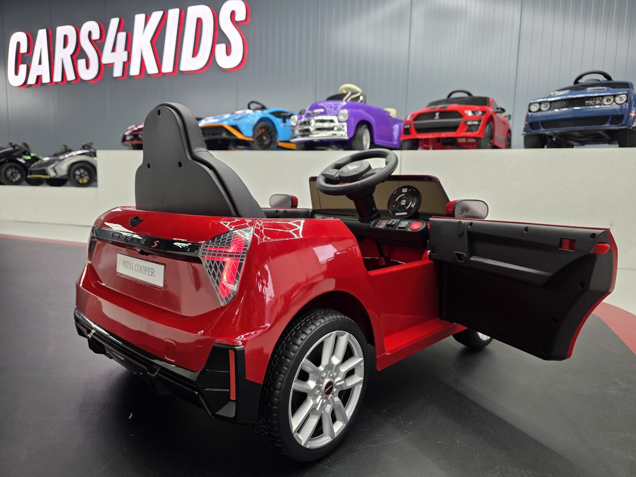 Voiture électrique enfant Mini Cooper S 12 V rouge métallisé – Urban Rider – vue 4