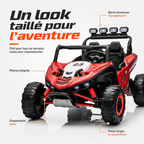 Buggy électrique enfant Patrol 24 V rouge – Trail Rider Pro