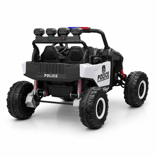 Buggy électrique enfant Police Patrol 24 V – Trail Rider Pro