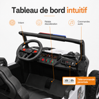 Buggy électrique enfant Police Patrol 24 V – Trail Rider Pro