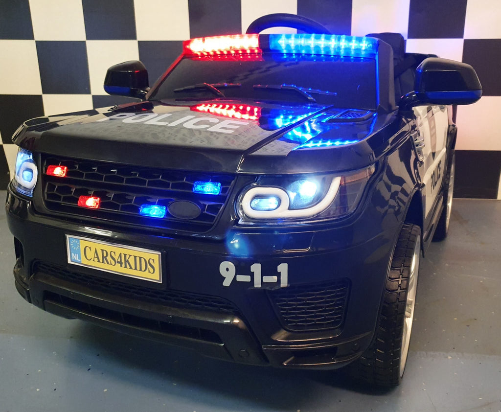 Voiture électrique enfant Police jeep 12V avec télécommande – Urban Patrol