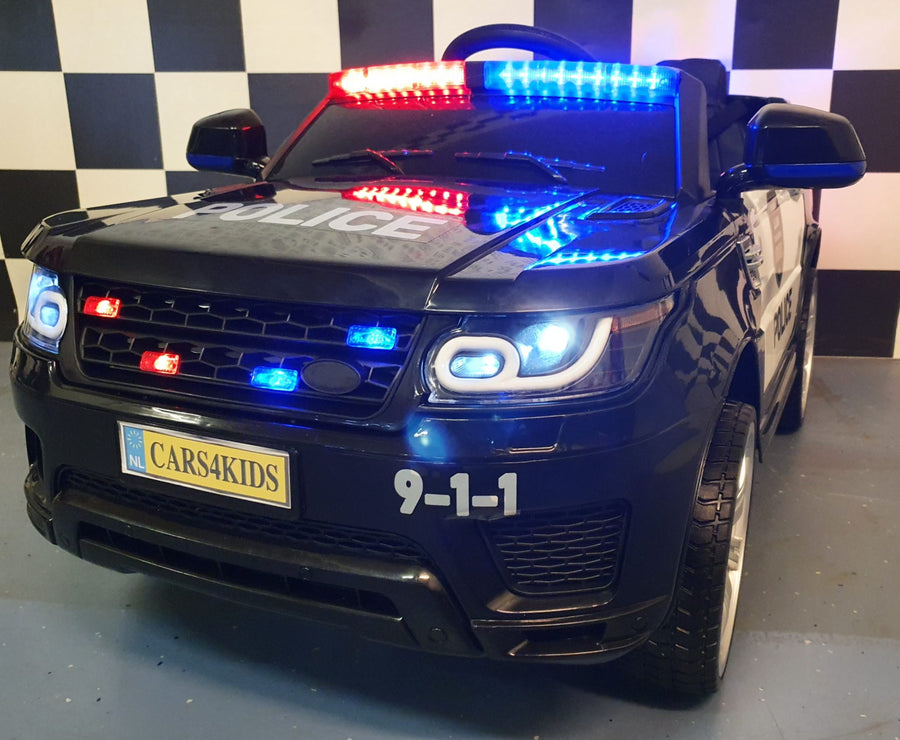 Voiture électrique enfant Police jeep 12V avec télécommande – Urban Patrol