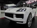 Voiture électrique enfant Porsche Cayenne 12 V blanc – Adventure Rider – vue 5