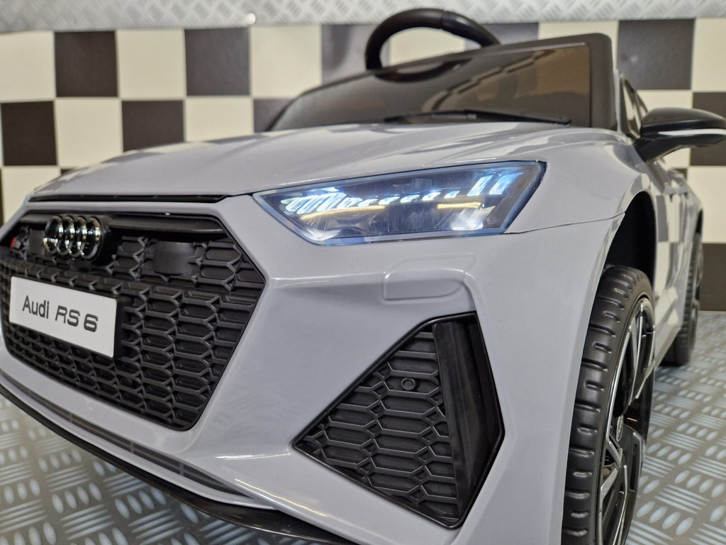 Voiture électrique enfant Audi RS 6 nardo gris – Racing Star – vue 7