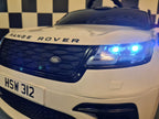 Voiture électrique enfant Range Rover Velar 12 V avec télécommande blanc – Adventure Rider – vue 7