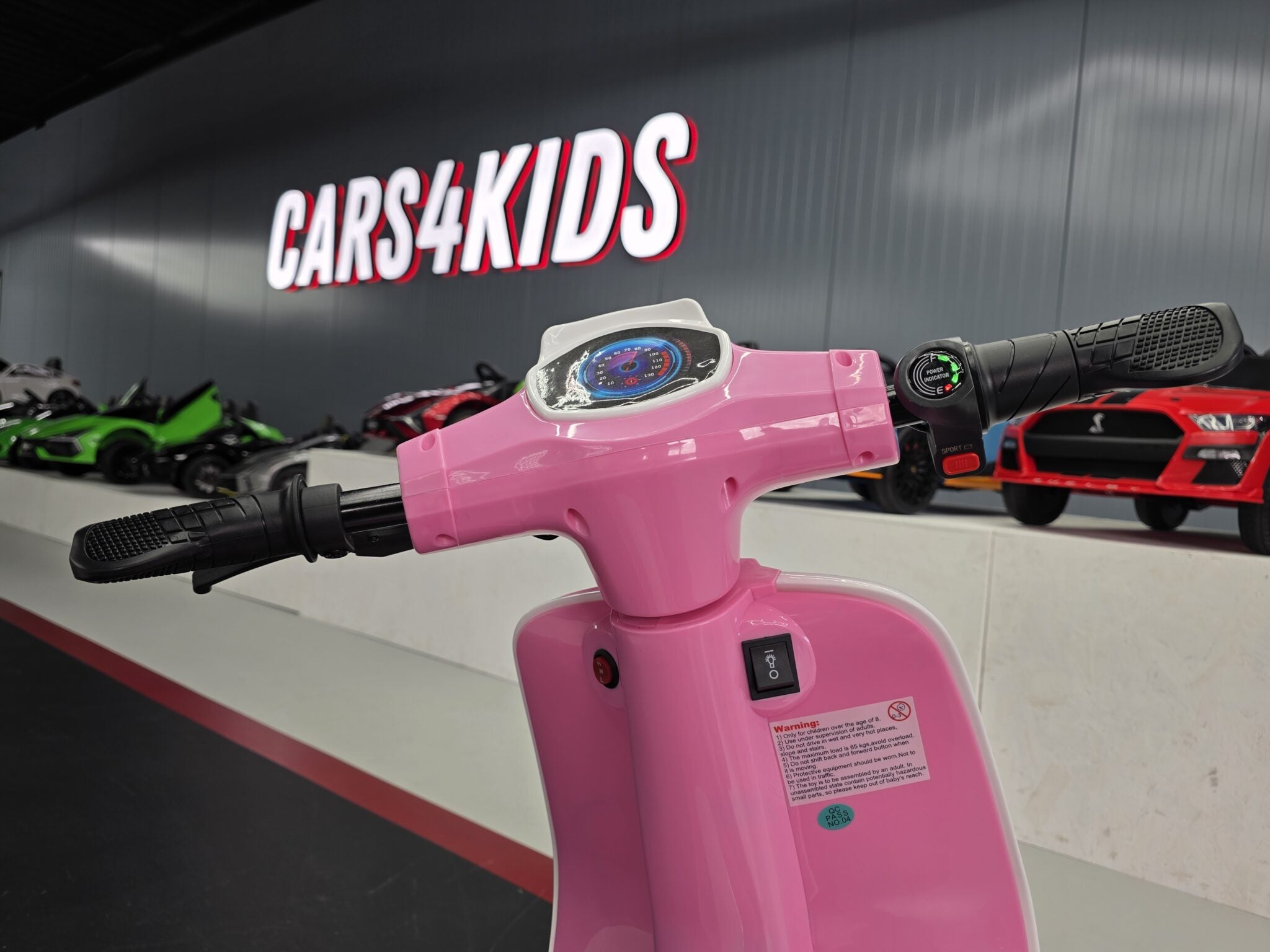 Scooter électrique enfant 24 V rose – Street Rider Pro – vue 6