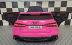 Voiture électrique enfant Audi RS6 12 V rose – Racing Star – vue 6