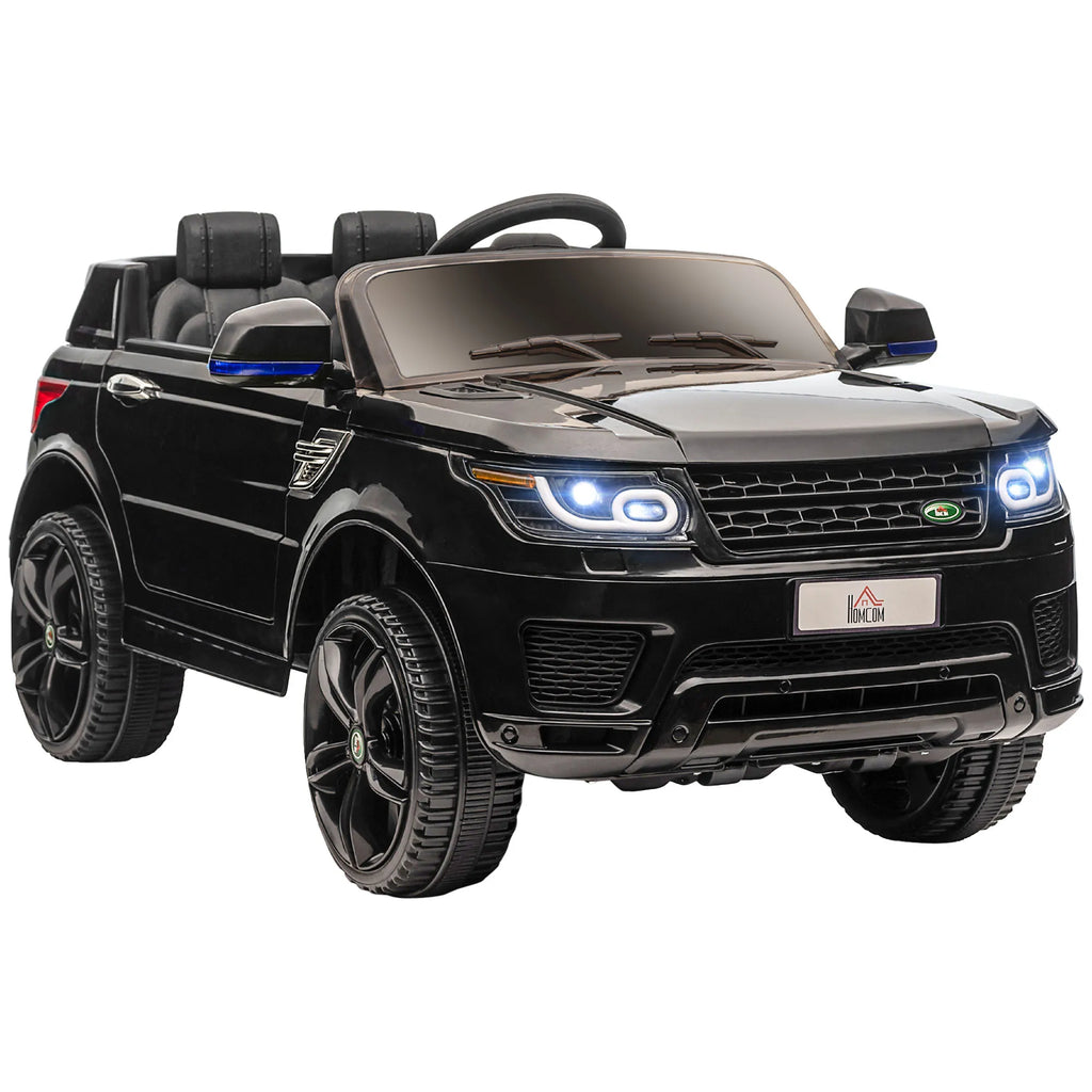 Homcom Licensed Electric Car for Children Aged 3-6 Years with 2 Motors and Remote Control 12V 110X68X52 cm Black