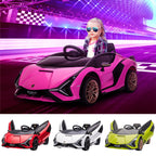 Homcom 12V Electric Car for Children +3 Years Lamborghini Sian Remote Control