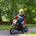 Homcom Children's Electric Motorcycle with Licensed Honda Crf450Rl 71X40.5X43.5Cm Gray