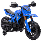 Aiyaplay Electric Motorcycle for Children +3 Years Old 12V Battery Motorcycle for Children with Training Wheels Grip Accelerator and Bo