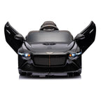 12V Ride-On Car for Kids Electric Car Children 3-8 Years with Child Safety, Scissor Door, Suspension, 3 Speed, LED Lights, Horn
