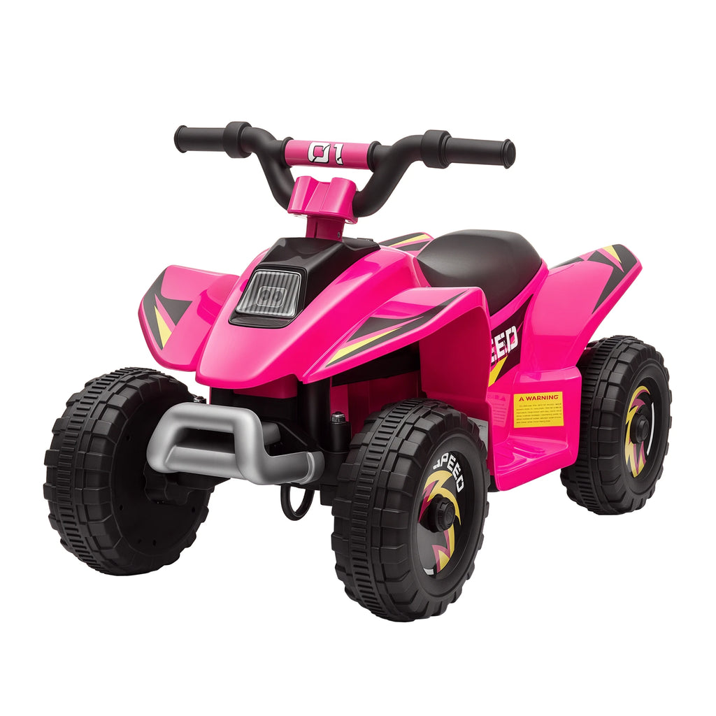 Homcom Electric Quad for Children 18-36 Months 6V Forward Reverse 72X40X45.5Cm