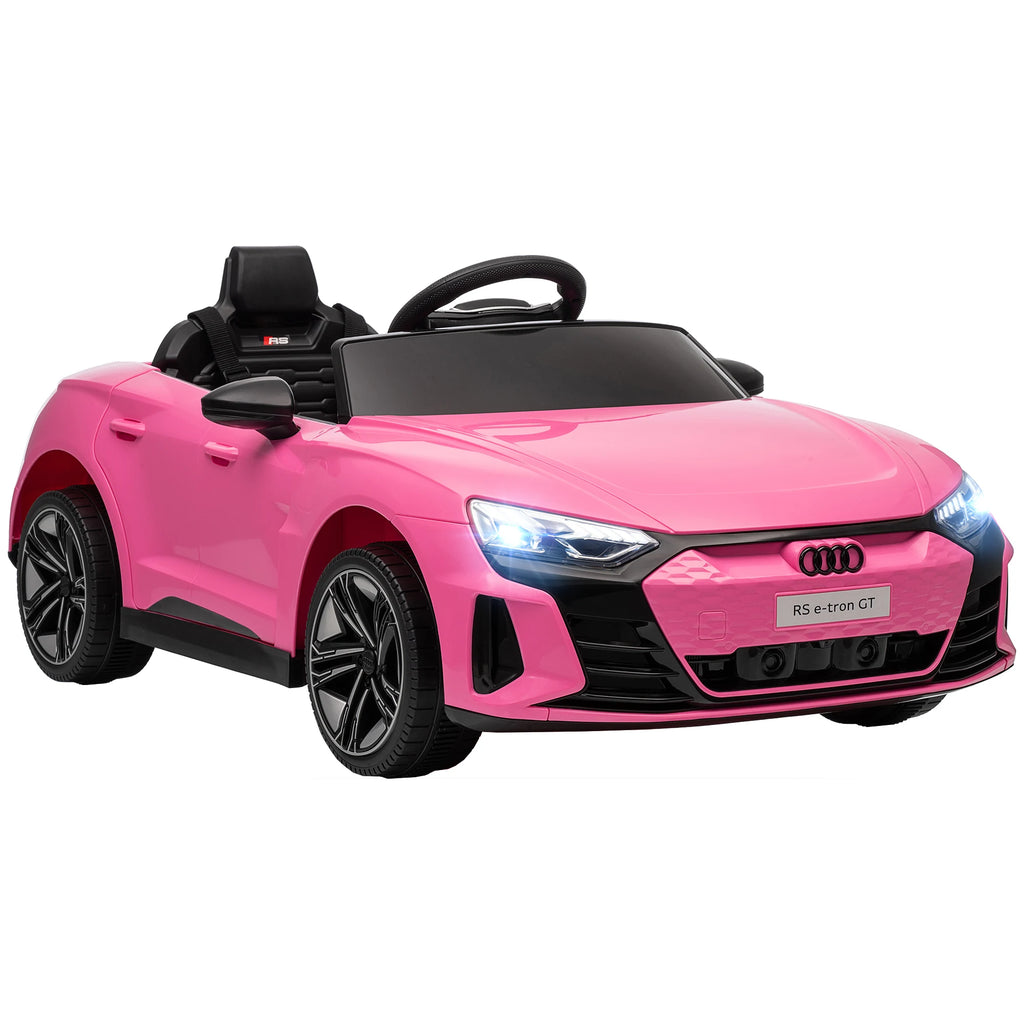 Electric Car for Children +3 Years Old Audi Rs E-Tron Gt Battery Car with Remote Control 103X58X41 cm Pink