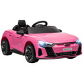 Electric Car for Children +3 Years Old Audi Rs E-Tron Gt Battery Car with Remote Control 103X58X41 cm Pink