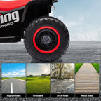 6V Kids Ride on Car Electric Quad ATV with Forward/Reverse Gear, Music and Horn Battery Powered Electric Vehicle for 3+ years