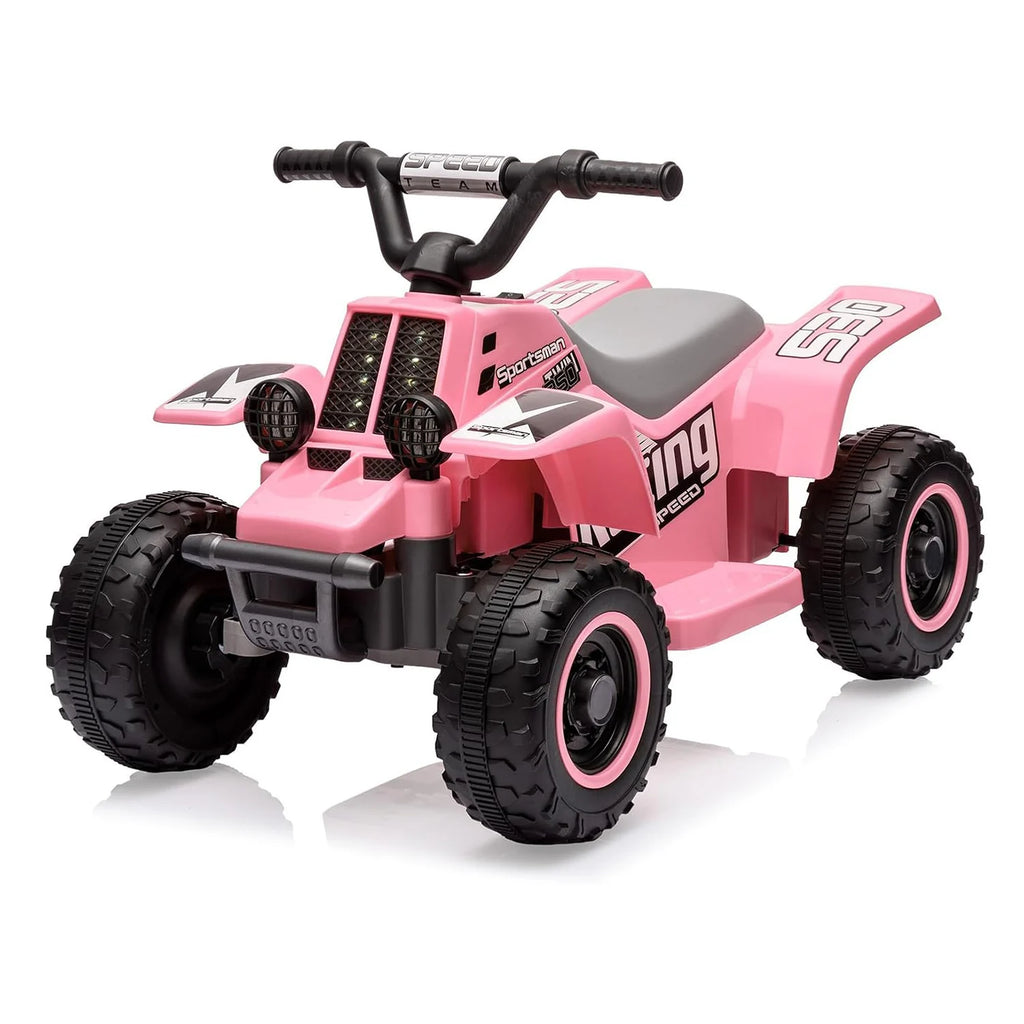 6V Kids Ride on Car Electric Quad ATV with Forward/Reverse Gear, Music and Horn Battery Powered Electric Vehicle for 3+ years