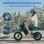 iScooter Electric Dirt Bike for Kids 500W 5.2Ah Electric Motorcycle A14 27km/h Max Speed 14inch Trail Riding Off-Road Motorcycle