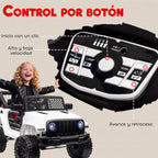 Homcom Licensed Electric Car for Children +3 Years 2 Motors Remote Control 100X65X72 cm