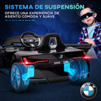 Homcom Electric Car for Children 37-72 Months with Mp3 Music 115X67X45 cm Black