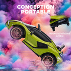 HOMCOM Electric Car for Children Sports Electric Vehicle Lamborghini Sian 12 V - V. Max. 5 km/h with 2.4G Remote Control Eff