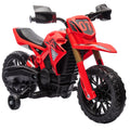 Aiyaplay Electric Motorcycle for Children +3 Years Old 12V Battery Motorcycle for Children with Training Wheels Grip Accelerator and Bo