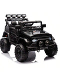 HAUSPROFI 12V Kids Electric Car, With Remote Control,Seat Belt,LED Lights,ATV 4 Wheels,Bluetooth Speaker,3-Speeds,Suspension, for 3+ Years